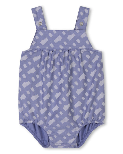 Blue Patterned All In One Hat Set