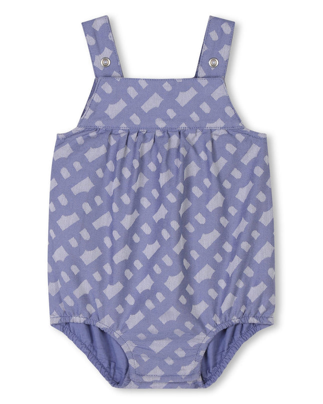 Blue Patterned All In One Hat Set