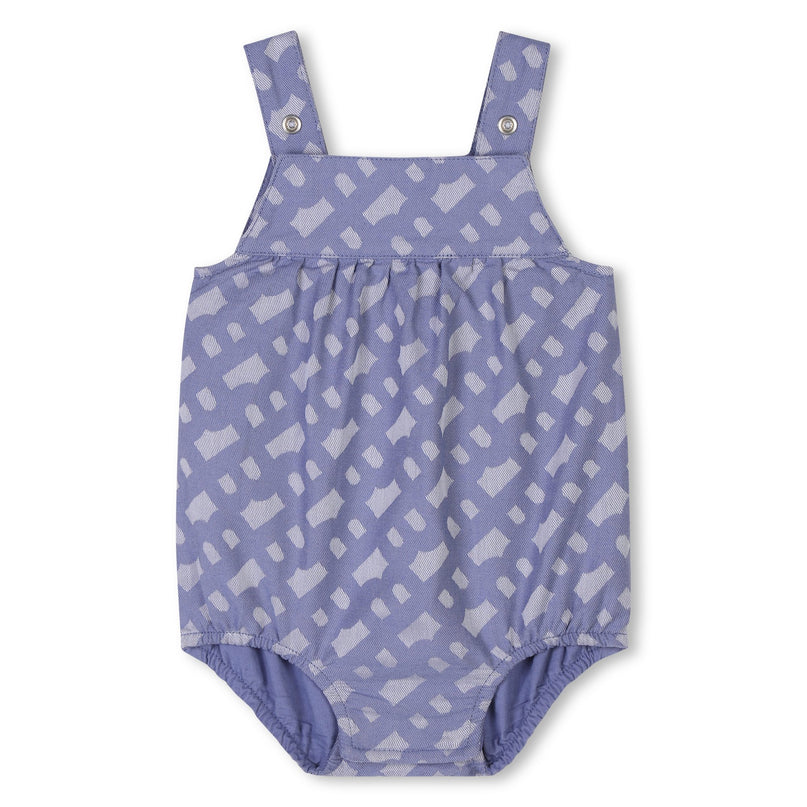 Blue Patterned All In One Hat Set