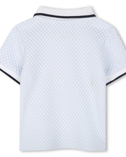 Pale Blue Polo Shorts Set