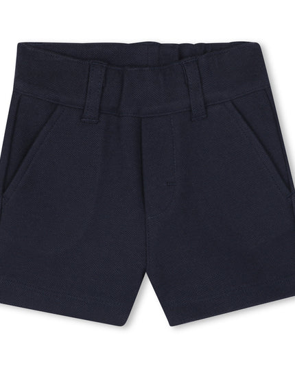 Pale Blue Polo Shorts Set