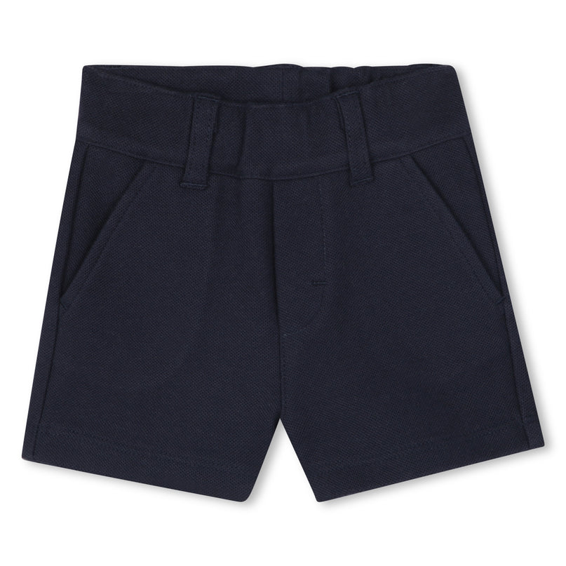 Pale Blue Polo Shorts Set