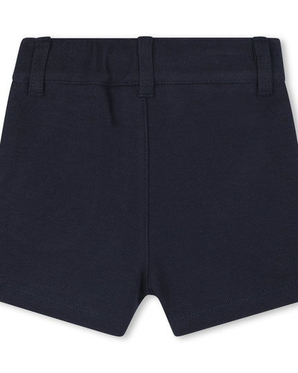 Pale Blue Polo Shorts Set