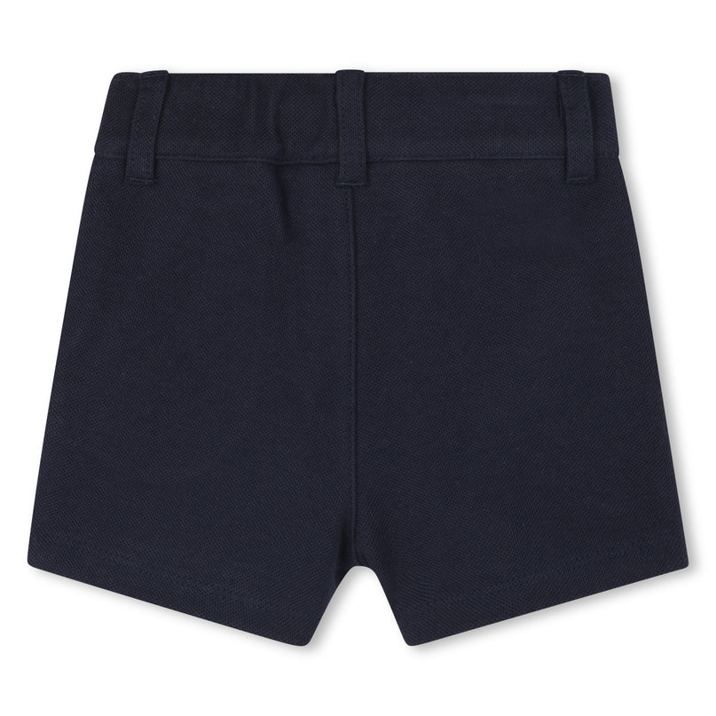 Pale Blue Polo Shorts Set