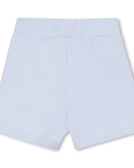 White Cat-Bear Shorts Set