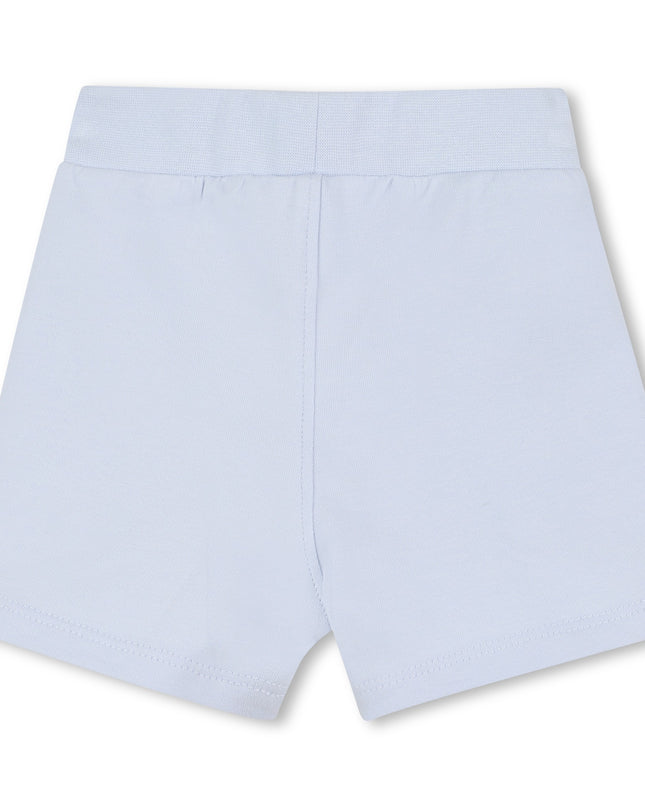 White Cat-Bear Shorts Set