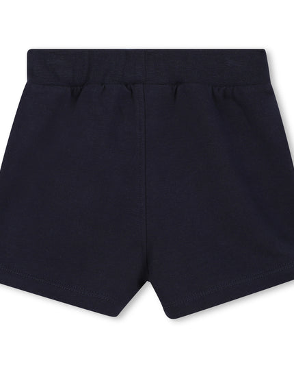 Pale Blue Cat-Bear Shorts Set