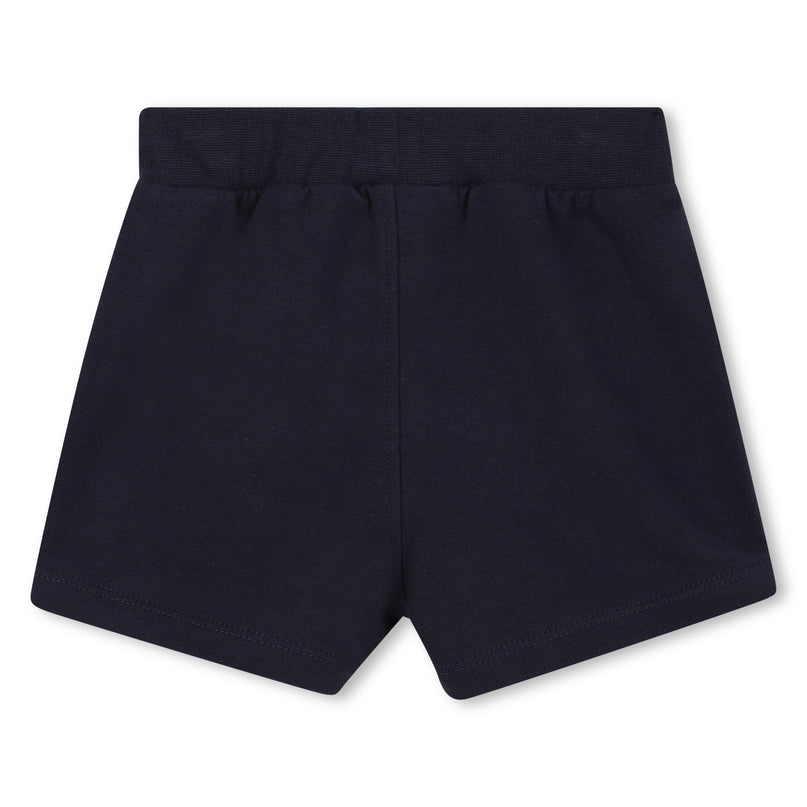 Pale Blue Cat-Bear Shorts Set