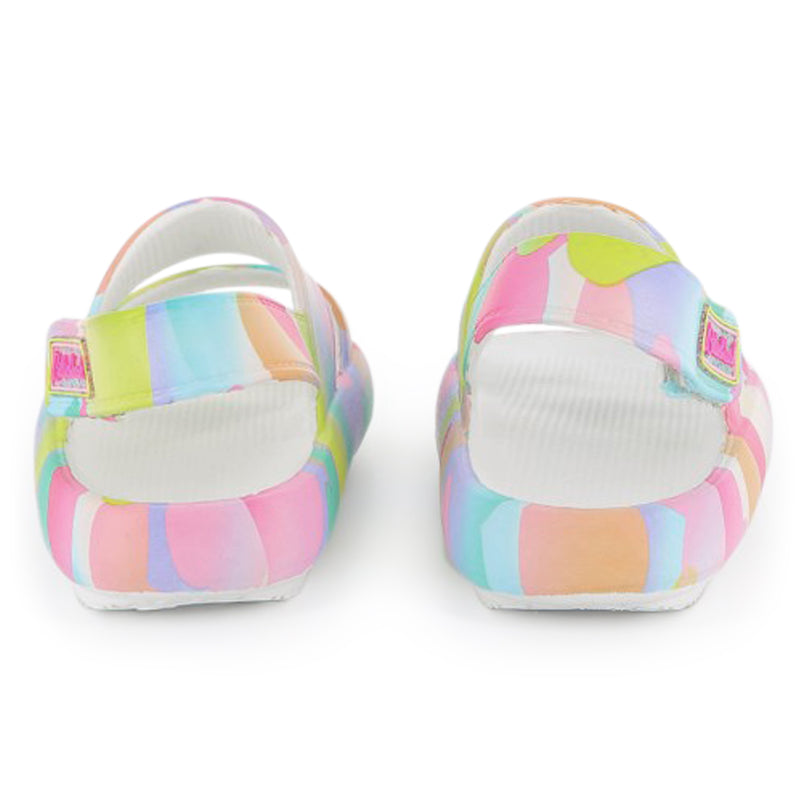 Multicolored Heart Sandals