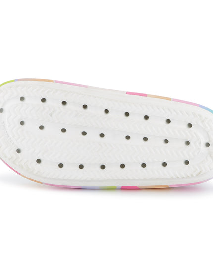 Multicolored Heart Sandals