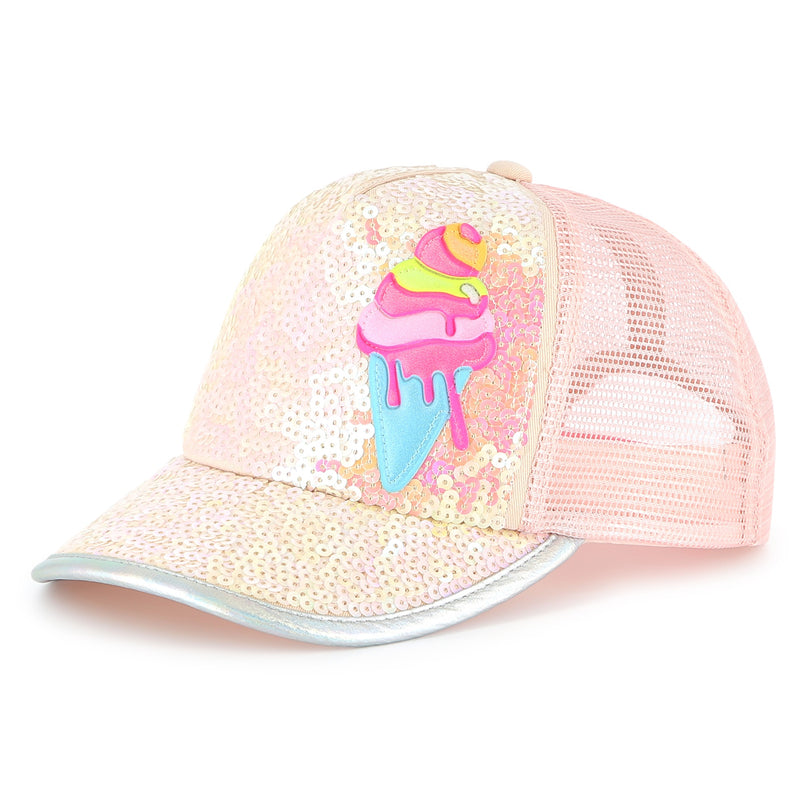 Pale Pink Icecream Baseball Cap