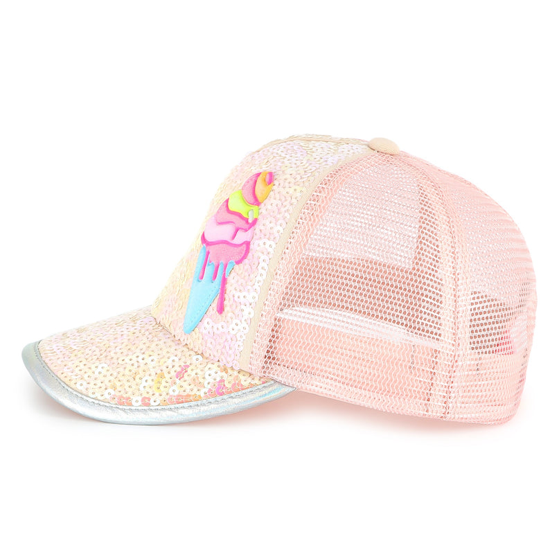 Pale Pink Icecream Baseball Cap