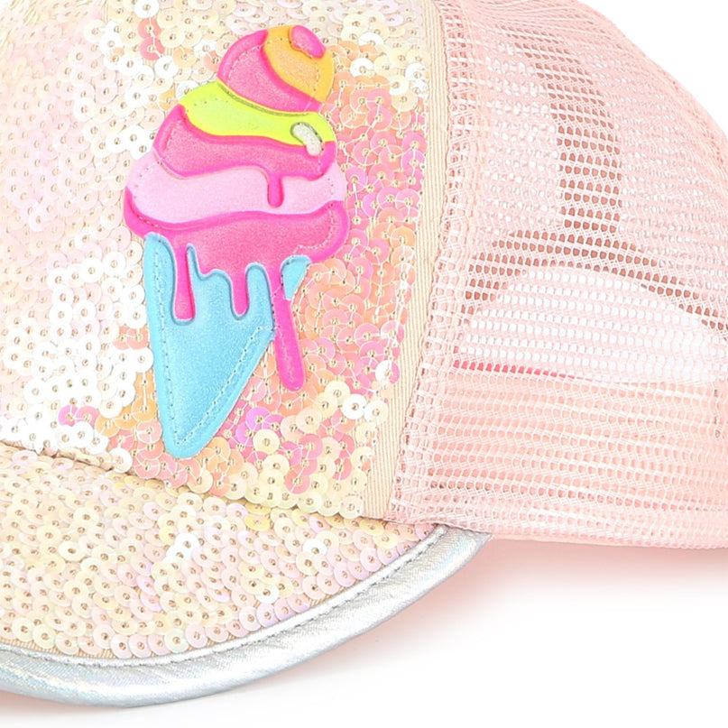 Pale Pink Icecream Baseball Cap