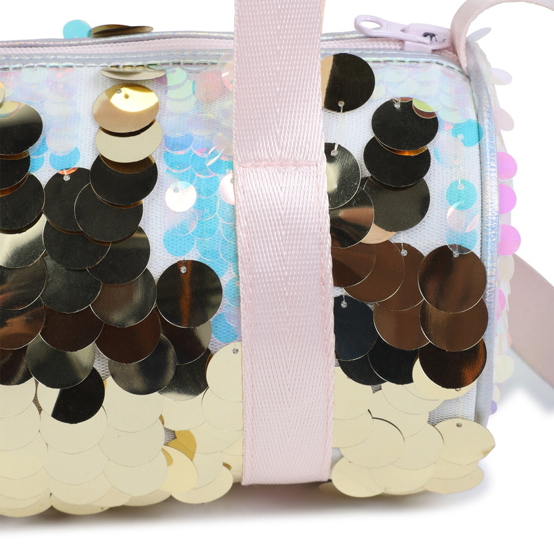 Gold Sequin Sac De Bowling Bag
