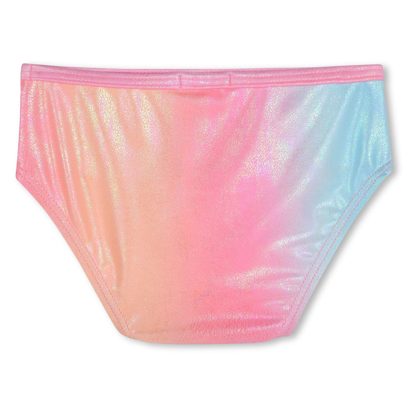 Multicolor Ombre Bow Bikini