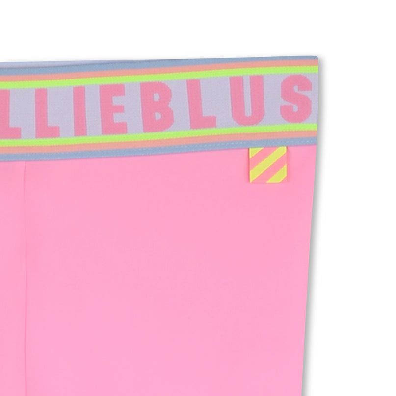 Pink Bubblegum Heart Sign Leggings