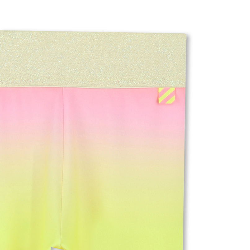 Multicolor Lemon Ombre Leggings