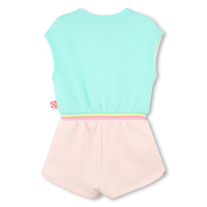 Multicolor Short Cotton Romper