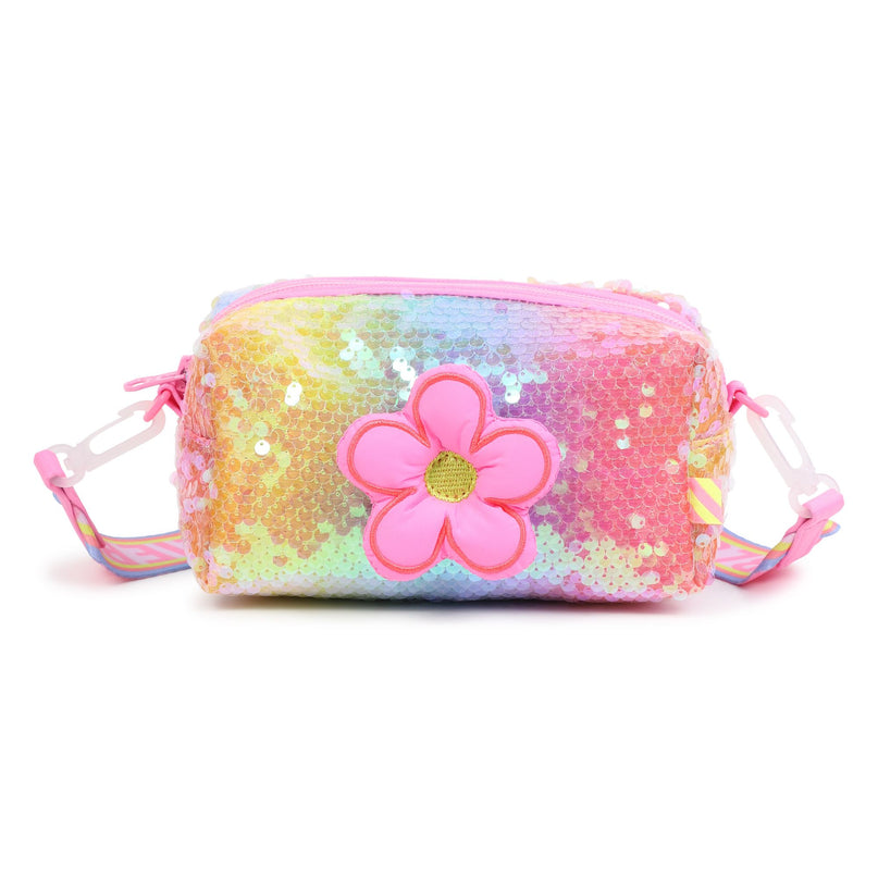 Pink Rainbow Sequin Flower Case