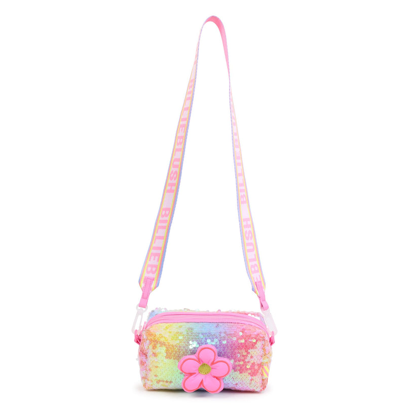 Pink Rainbow Sequin Flower Case