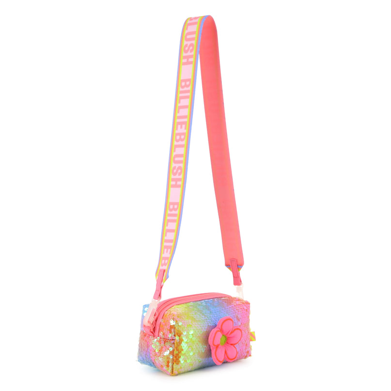 Pink Rainbow Sequin Flower Case