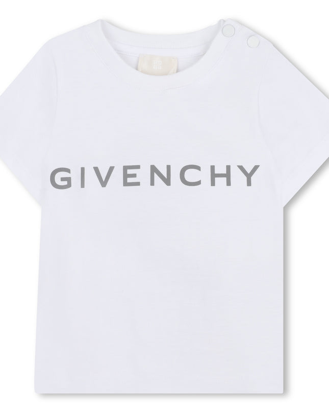 Givenchy-H30640-10P-WHITE-SHORT SLEEVES TEE-SHIRT