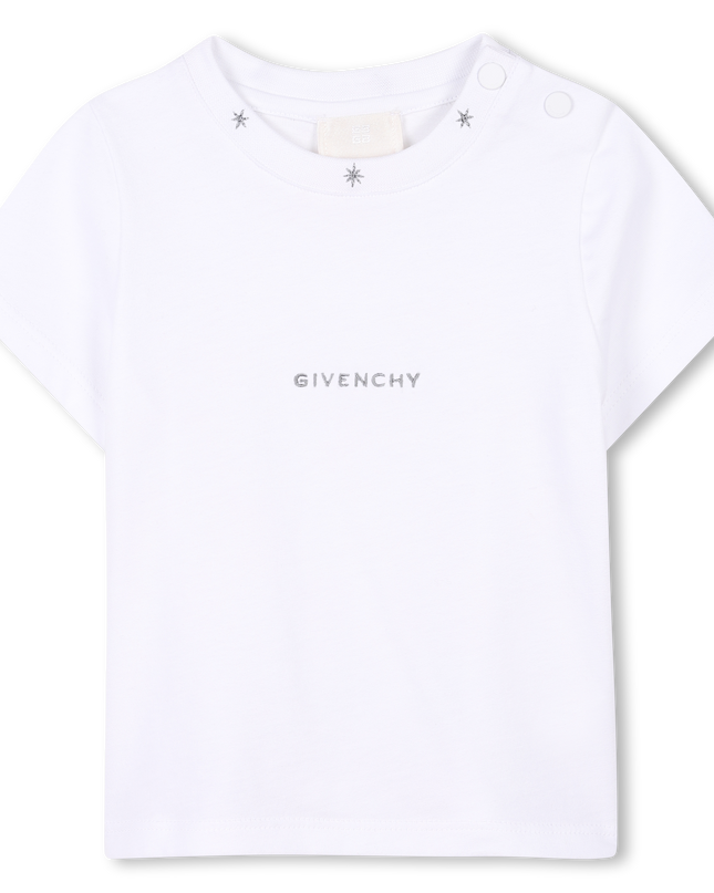White Star Neckline T-Shirt