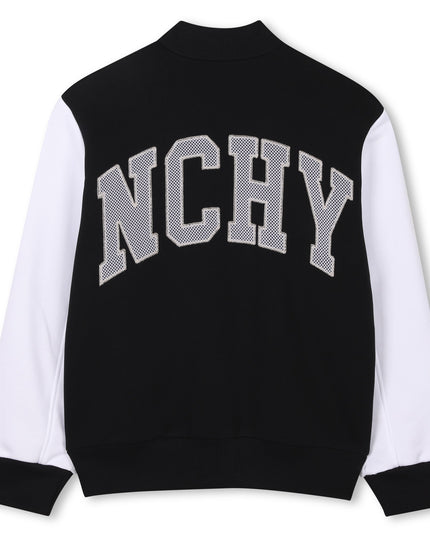 Black Logo Varsity Jacket