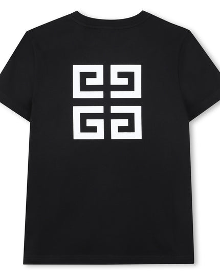 Givenchy-H30718-09B-BLACK-SHORT SLEEVES TEE-SHIRT