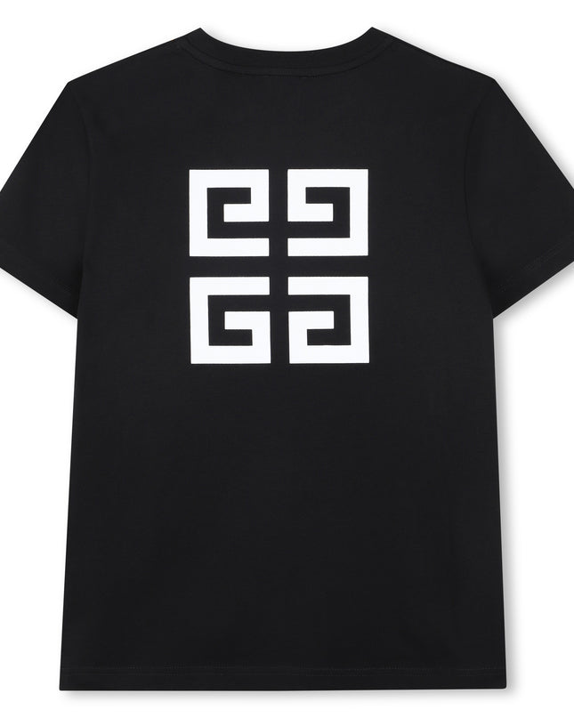 Givenchy-H30718-09B-BLACK-SHORT SLEEVES TEE-SHIRT