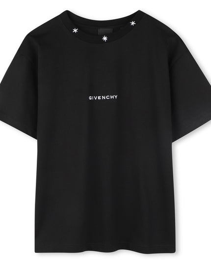 Givenchy-H30733-09B-BLACK-SHORT SLEEVES TEE-SHIRT