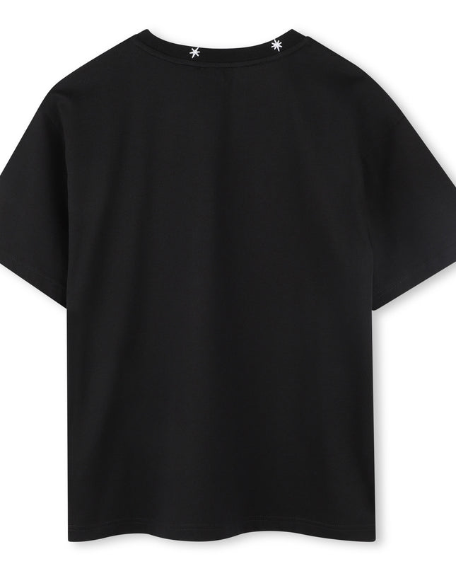 Givenchy-H30733-09B-BLACK-SHORT SLEEVES TEE-SHIRT