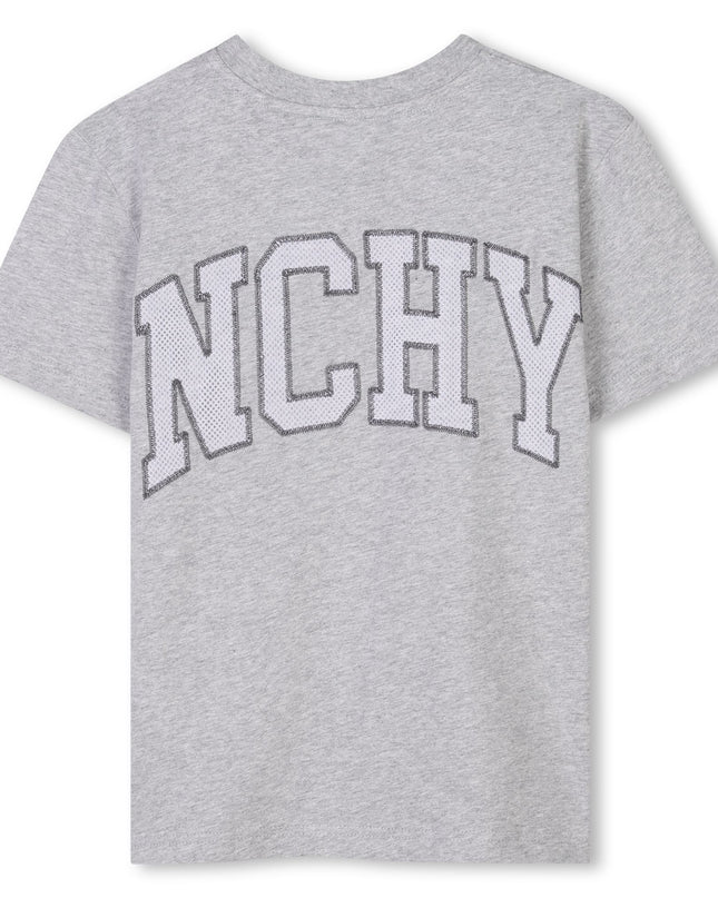 Givenchy-H30738-A01-GREY MARL-SHORT SLEEVES TEE-SHIRT