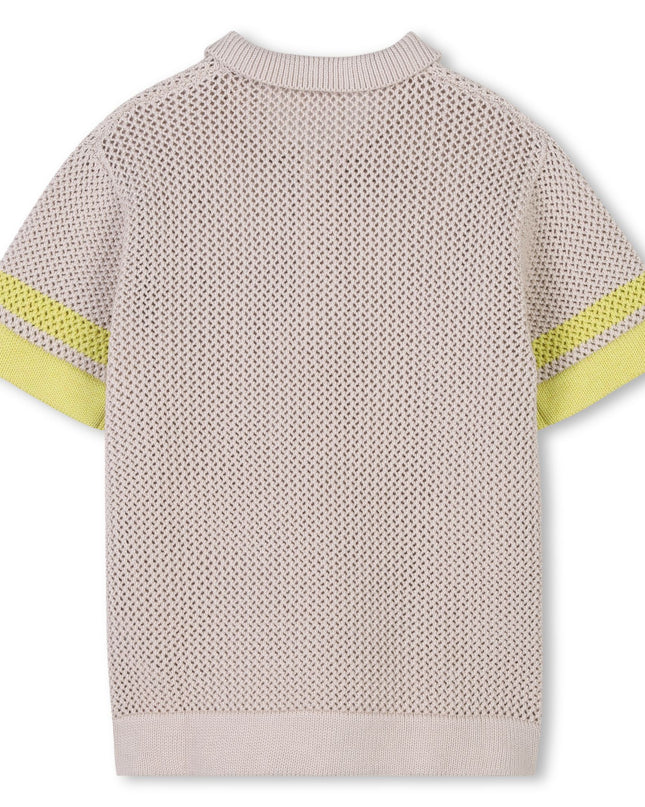 Givenchy-H30745-184-CREAM-KNITTED POLO
