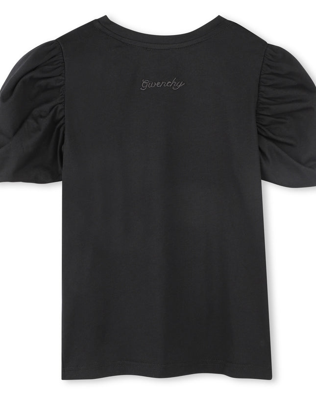 Givenchy-H30807-09B-BLACK-SHORT SLEEVES TEE-SHIRT