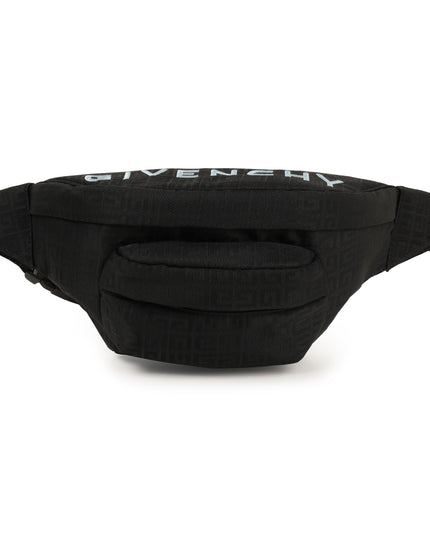 Black Light Blue Accented Fanny Pack