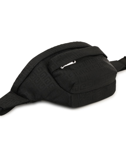Black Light Blue Accented Fanny Pack