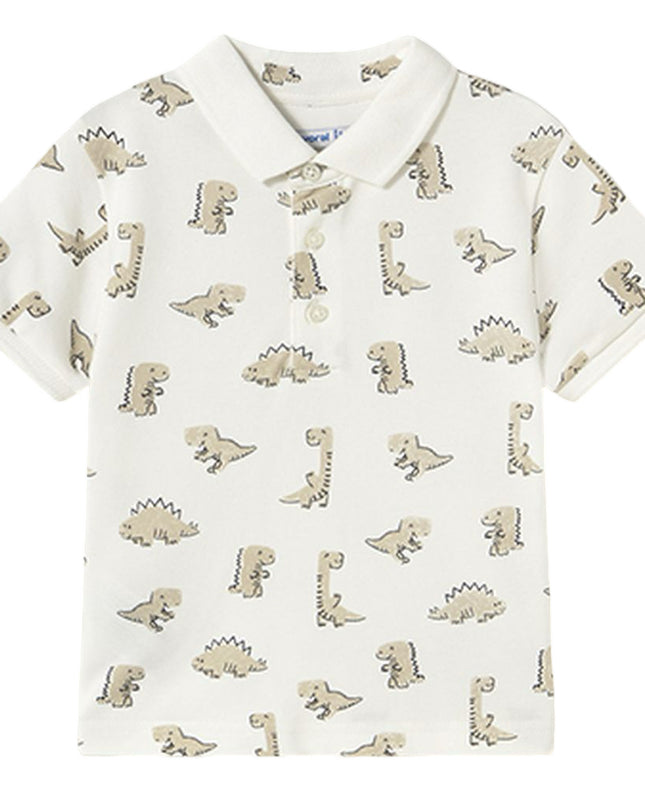 Cream Dinosaur Polo