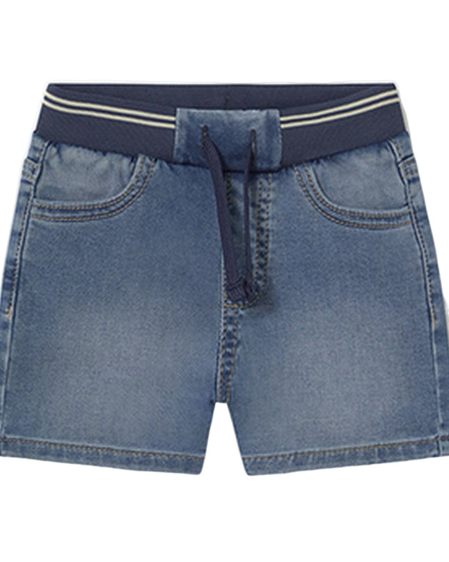 Medium Soft Denim Bermuda Shorts