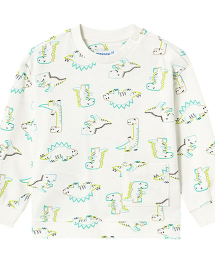 Cream Dinosaur Sweatshirt
