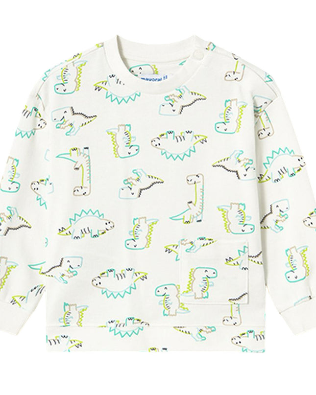 Cream Dinosaur Sweatshirt