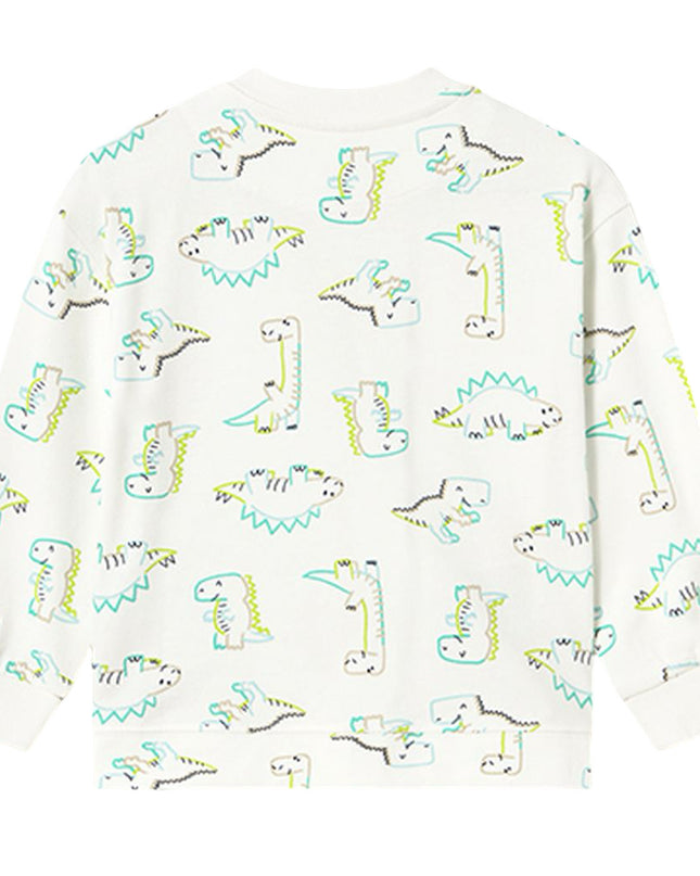 Cream Dinosaur Sweatshirt
