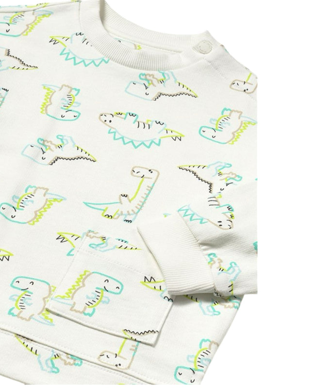 Cream Dinosaur Sweatshirt