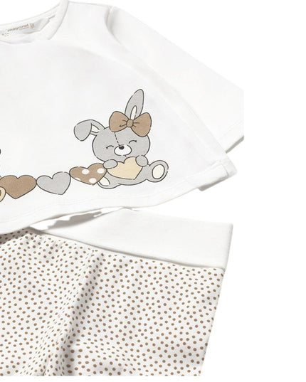 Beige Teddy Cookie Outfit Set