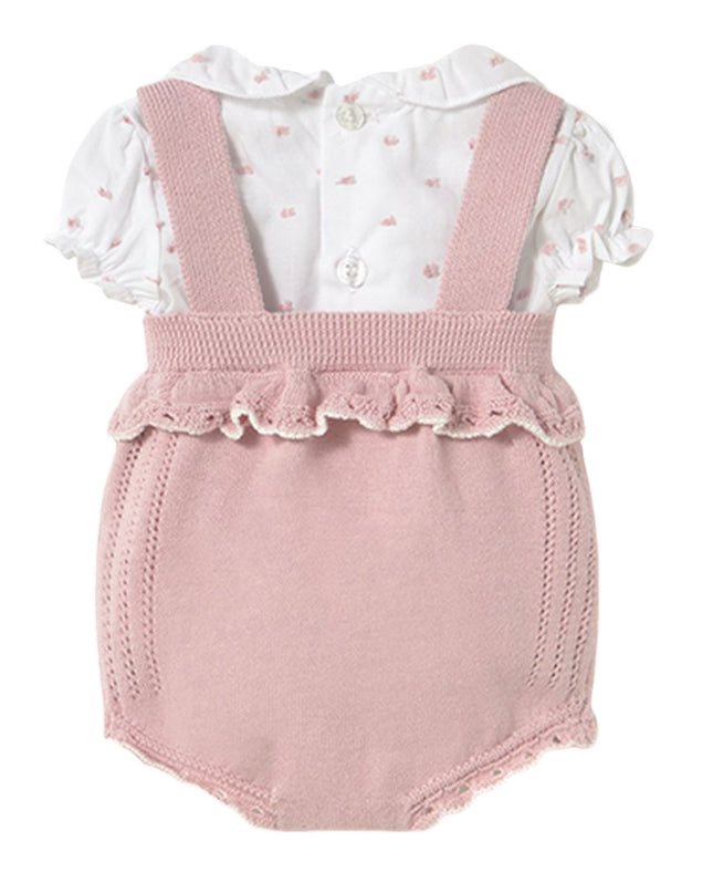 Newborn Knit Sakura Romper Set