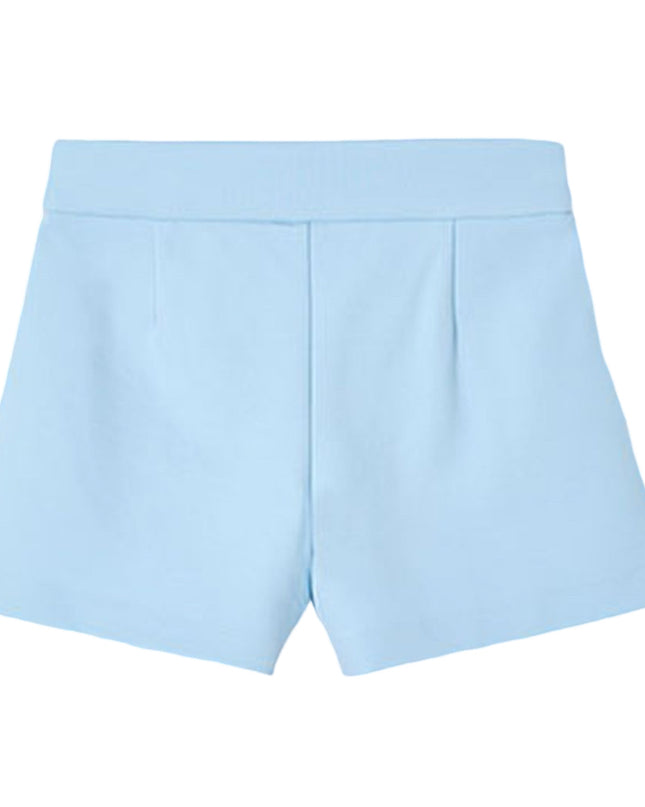 Sky Button Shorts