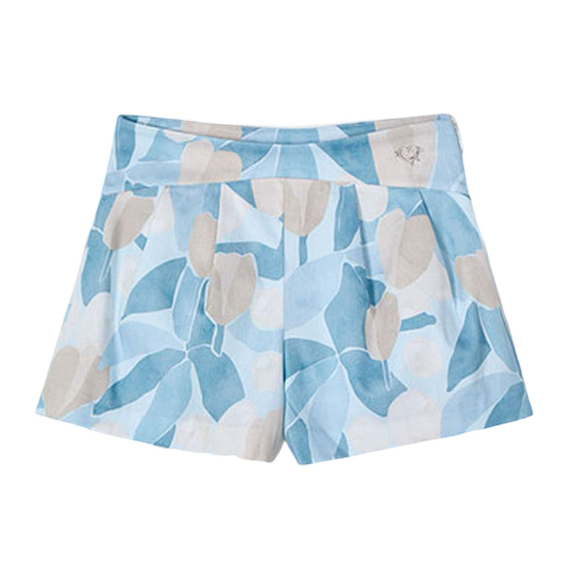 Blue Sky Floral Skort
