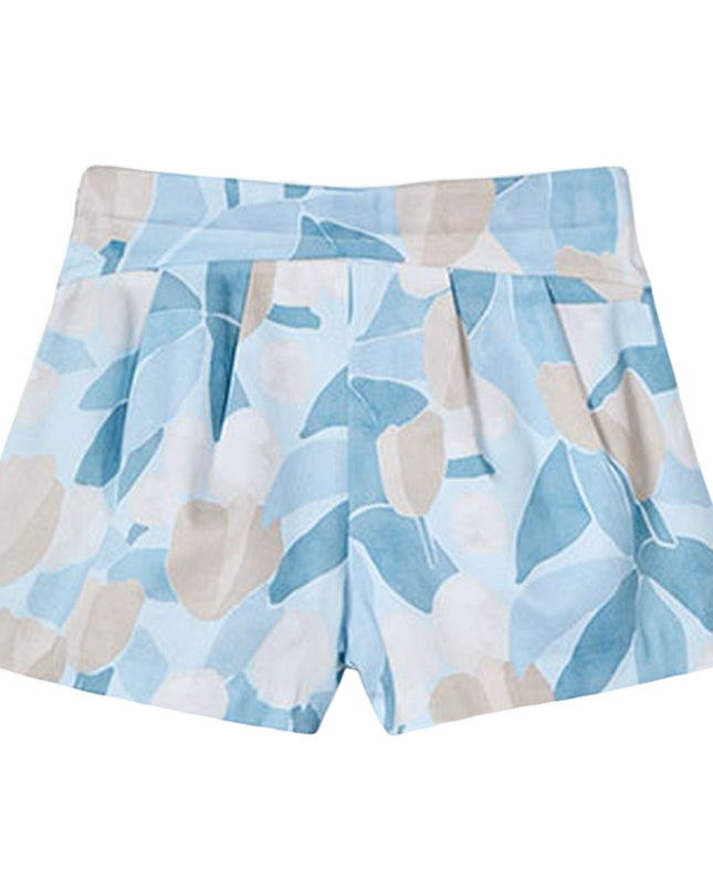 Blue Sky Floral Skort