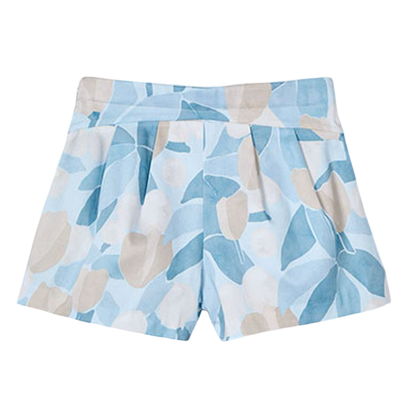 Blue Sky Floral Skort
