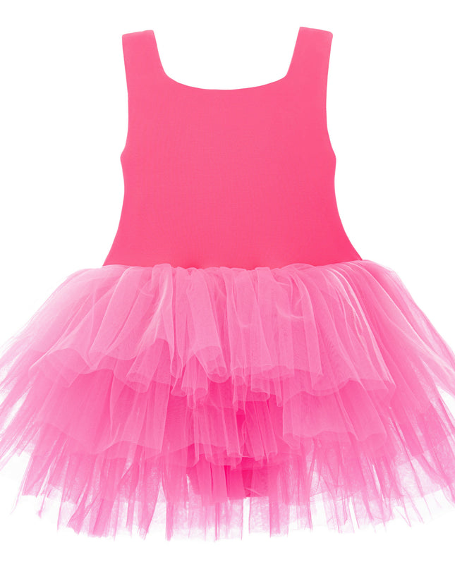 Pink French Rose Tutu Dress
